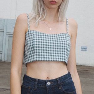 Brandy Melville Austen top in green